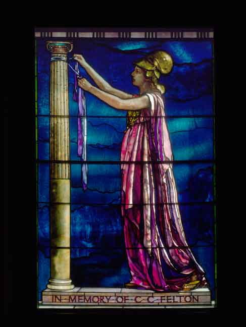 Athena Decorating Funerary Column